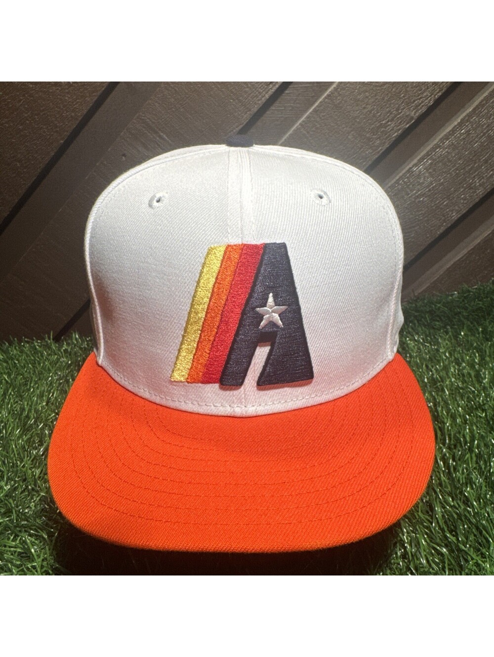 New Era 59FIFTY Houston Astros Fitted Hat 7 3/8 Cooperstown Green Under Visor